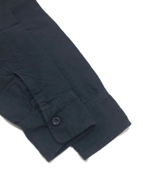 Hombre Nino（オンブレニーニョ）Hombre Nino (オンブレニーニョ) SARCASTIC (サーカスティック) STRIPE DISCO CULT SHIRT ブラック サイズ:Mの古着・服飾アイテム