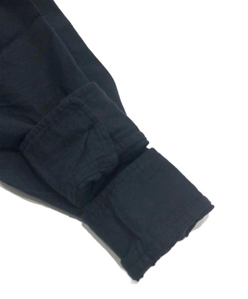 Hombre Nino（オンブレニーニョ）Hombre Nino (オンブレニーニョ) SARCASTIC (サーカスティック) STRIPE DISCO CULT SHIRT ブラック サイズ:Mの古着・服飾アイテム