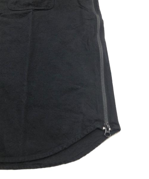 Hombre Nino（オンブレニーニョ）Hombre Nino (オンブレニーニョ) SARCASTIC (サーカスティック) STRIPE DISCO CULT SHIRT ブラック サイズ:Mの古着・服飾アイテム