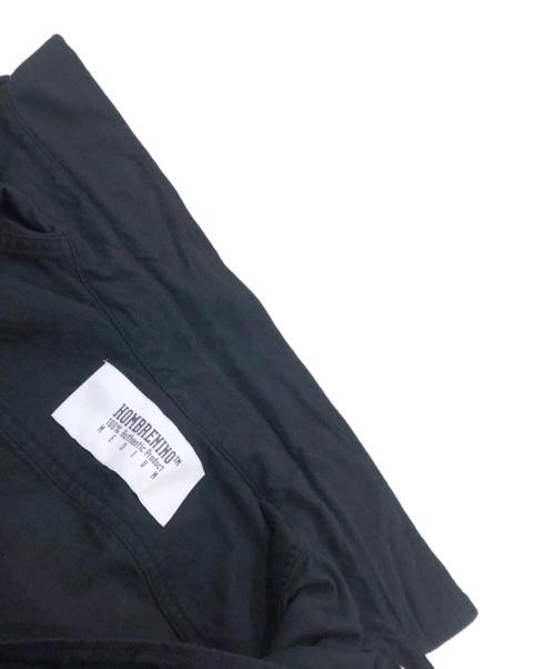 Hombre Nino（オンブレニーニョ）Hombre Nino (オンブレニーニョ) SARCASTIC (サーカスティック) STRIPE DISCO CULT SHIRT ブラック サイズ:Mの古着・服飾アイテム