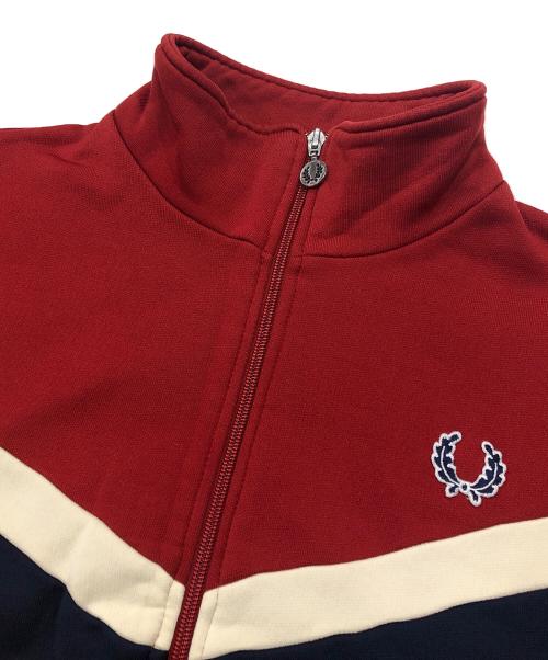 FRED PERRY（フレッドペリー）FRED PERRY (フレッドペリー) 80'sトラックジャケット レッド サイズ:Lの古着・服飾アイテム
