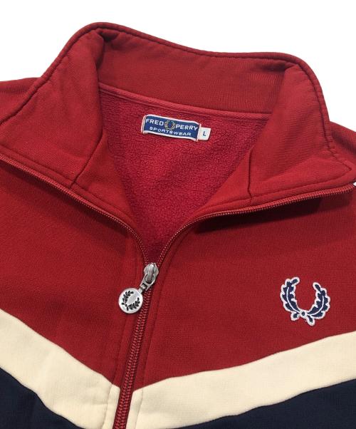 FRED PERRY（フレッドペリー）FRED PERRY (フレッドペリー) 80'sトラックジャケット レッド サイズ:Lの古着・服飾アイテム