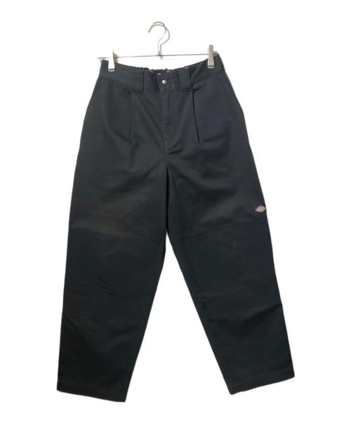 Dickies（ディッキーズ）Dickies (ディッキーズ) Diaspora skateboards (ディアスポラスケートボードズ) ナイロンパッチダブルニーチノパン ブラック サイズ:Mの古着・服飾アイテム