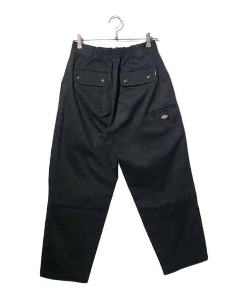 Dickies（ディッキーズ）Dickies (ディッキーズ) Diaspora skateboards (ディアスポラスケートボードズ) ナイロンパッチダブルニーチノパン ブラック サイズ:Mの古着・服飾アイテム