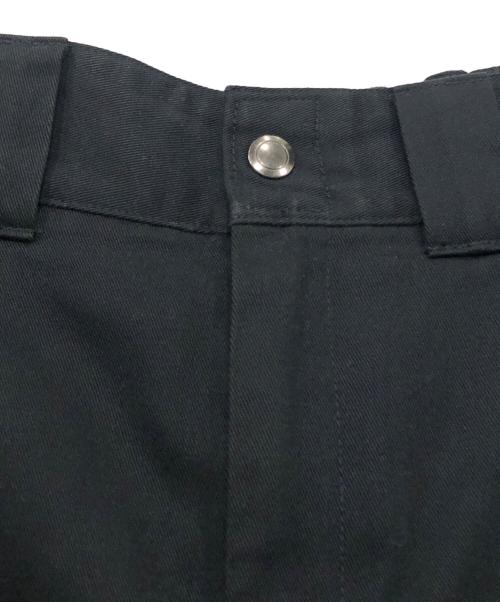 Dickies（ディッキーズ）Dickies (ディッキーズ) Diaspora skateboards (ディアスポラスケートボードズ) ナイロンパッチダブルニーチノパン ブラック サイズ:Mの古着・服飾アイテム