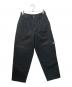 Dickies（ディッキーズ）の古着「ナイロンパッチダブルニーチノパン」｜ブラック