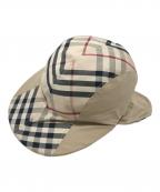 BURBERRY×Gosha Rubchinskiyバーバリー×ゴーシャラブチンスキー）の古着「ノヴァチェックキャップ」｜ブラウン