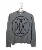 HERMESエルメス）の古着「カシミヤHリフトニット」｜グレー