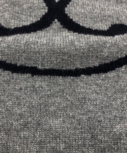 HERMES（エルメス）HERMES (エルメス) カシミヤHリフトニット グレー サイズ:34の古着・服飾アイテム