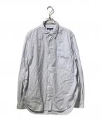 COMME des GARCONS HOMMEコムデギャルソン オム）の古着「長袖チェックシャツ」｜ホワイト