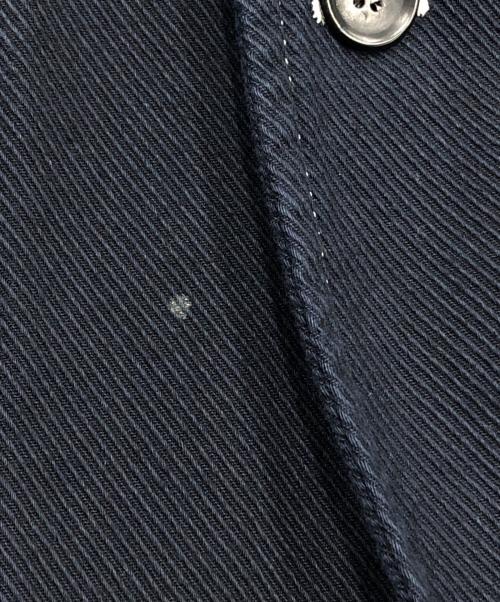 COMME des GARCONS SHIRT（コムデギャルソンシャツ）COMME des GARCONS SHIRT (コムデギャルソンシャツ) テーラーカラーカバーオールジャケット ネイビー サイズ:Sの古着・服飾アイテム
