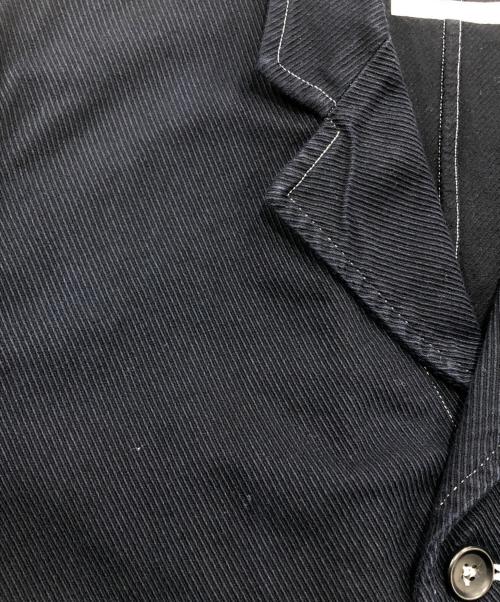 COMME des GARCONS SHIRT（コムデギャルソンシャツ）COMME des GARCONS SHIRT (コムデギャルソンシャツ) テーラーカラーカバーオールジャケット ネイビー サイズ:Sの古着・服飾アイテム
