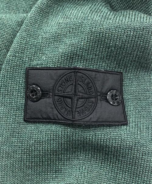 STONE ISLAND（ストーンアイランド）STONE ISLAND (ストーンアイランド) ゴーストピースニット グリーン サイズ:Sの古着・服飾アイテム