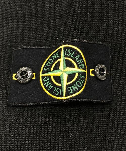 STONE ISLAND（ストーンアイランド）STONE ISLAND (ストーンアイランド) ポケットロングスリーブニット ブラック サイズ:Sの古着・服飾アイテム