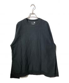 ATON（エイトン）の古着「鹿の子スウェット」｜ブラック