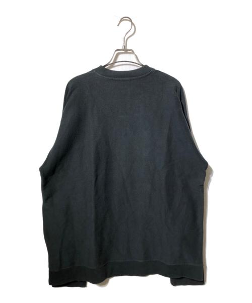 ATON（エイトン）ATON (エイトン) 鹿の子スウェット ブラック サイズ:6の古着・服飾アイテム