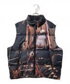 NIKEナイキ）の古着「ZERO GRAVITY NSW DOWN VEST」｜ブラック×ブラウン