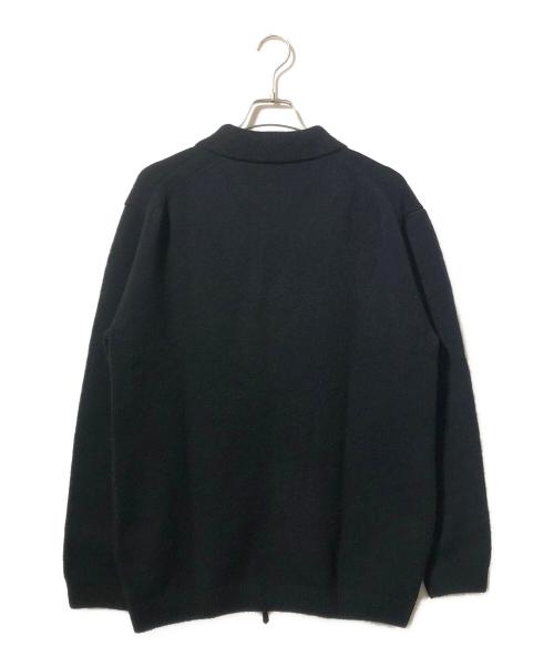 BATONER（バトナ―）BATONER (バトナ―) UNITED ARROWS (ユナイテッドアローズ) ダブルジップカーディガン ブラック サイズ:3の古着・服飾アイテム