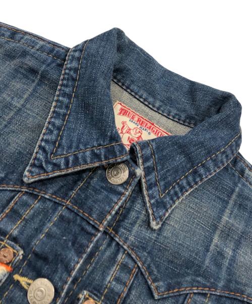 TRUE RELIGION（トゥルー レリジョン）TRUE RELIGION (トゥルー レリジョン) JIMMY デニムジャケット インディゴ サイズ:Sの古着・服飾アイテム