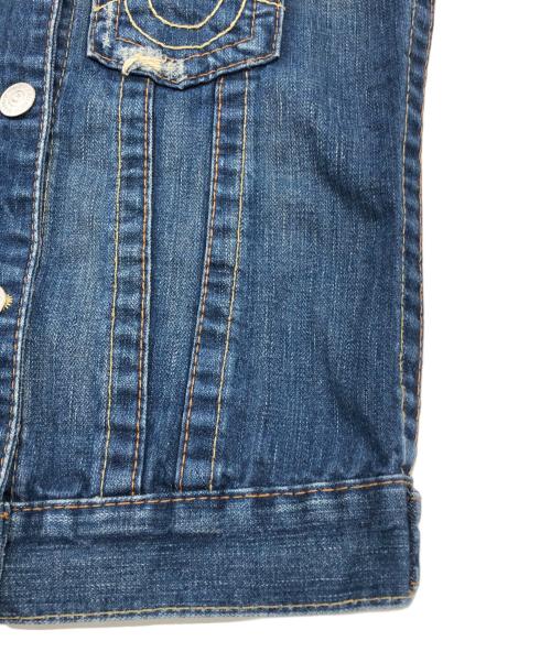 TRUE RELIGION（トゥルー レリジョン）TRUE RELIGION (トゥルー レリジョン) JIMMY デニムジャケット インディゴ サイズ:Sの古着・服飾アイテム