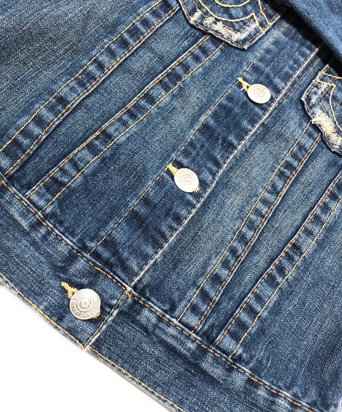 TRUE RELIGION（トゥルー レリジョン）TRUE RELIGION (トゥルー レリジョン) JIMMY デニムジャケット インディゴ サイズ:Sの古着・服飾アイテム