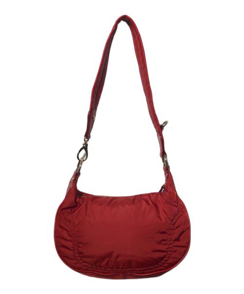 TOD'S（トッズ）TOD'S (トッズ) ナイロンハンドバッグ レッドの古着・服飾アイテム