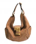 Chloeクロエ）の古着「レザーワンショルダーバッグ」｜ブラウン