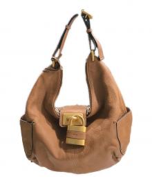 Chloe（クロエ）の古着「レザーワンショルダーバッグ」｜ブラウン