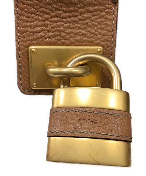 Chloe（クロエ）Chloe (クロエ) レザーワンショルダーバッグ ブラウンの古着・服飾アイテム