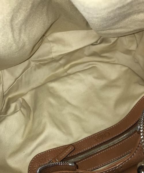 Chloe（クロエ）Chloe (クロエ) レザーワンショルダーバッグ ブラウンの古着・服飾アイテム