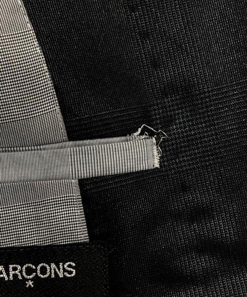 COMME des GARCONS HOMME PLUS（コムデギャルソンオムプリュス）COMME des GARCONS HOMME PLUS (コムデギャルソンオムプリュス) ウールテーラードジャケット ブラック サイズ:Sの古着・服飾アイテム