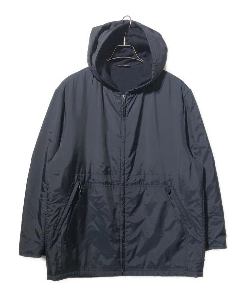 HERMES（エルメス）HERMES (エルメス) ナイロンフリースハーフコート ネイビー サイズ:54の古着・服飾アイテム