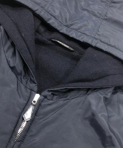 HERMES（エルメス）HERMES (エルメス) ナイロンフリースハーフコート ネイビー サイズ:54の古着・服飾アイテム