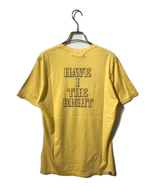 Hysteric Glamour（ヒステリックグラマー）Hysteric Glamour (ヒステリックグラマー) ガールロゴTシャツ イエロー サイズ:Mの古着・服飾アイテム