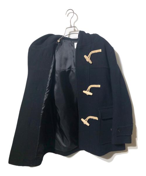 Spick and Span（スピックアンドスパン）Spick and Span (スピックアンドスパン) パイルウールダッフルコート ブラック サイズ:Freeの古着・服飾アイテム