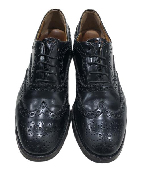 CHURCH'S（チャーチ）CHURCH'S (チャーチ) ウィングチップシューズ ブラック サイズ:36 1/2の古着・服飾アイテム