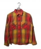 SUPREMEシュプリーム）の古着「Heavyweight Flannel シャツ」｜オレンジ×レッド
