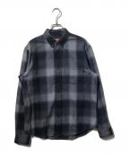 SUPREMEシュプリーム）の古着「Shadow Plaid Flannel シャツ」｜グレー×ブラック