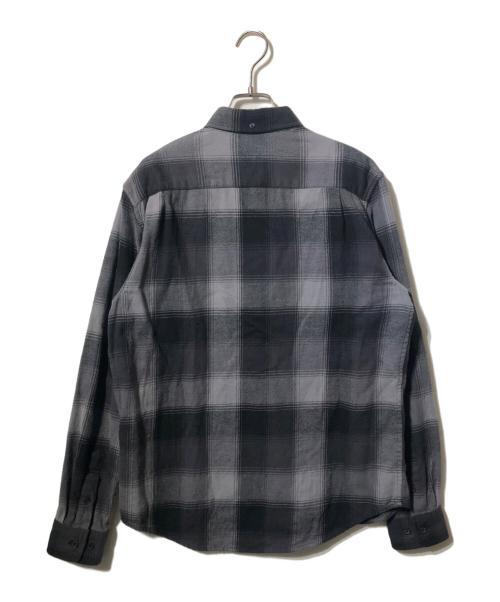 SUPREME（シュプリーム）Supreme (シュプリーム) Shadow Plaid Flannel シャツ グレー×ブラック サイズ:Sの古着・服飾アイテム