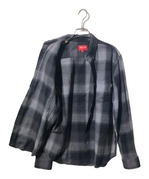 SUPREME（シュプリーム）Supreme (シュプリーム) Shadow Plaid Flannel シャツ グレー×ブラック サイズ:Sの古着・服飾アイテム