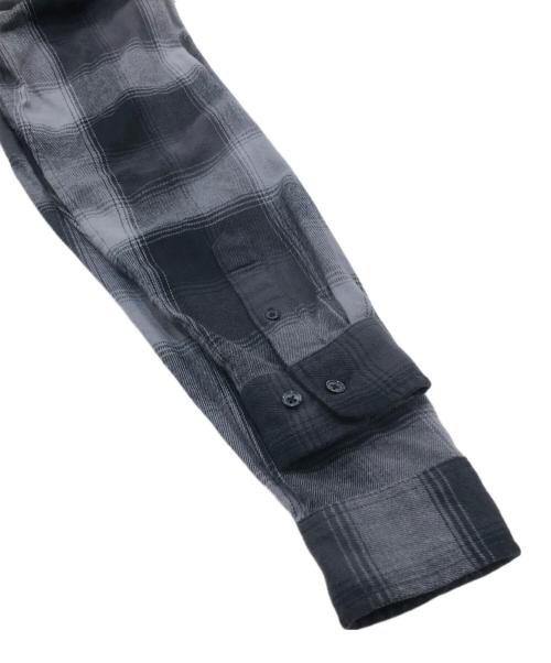 SUPREME（シュプリーム）Supreme (シュプリーム) Shadow Plaid Flannel シャツ グレー×ブラック サイズ:Sの古着・服飾アイテム