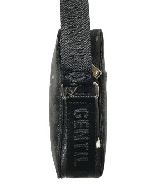 Gentil Bandit（ジャンティバンティ）Gentil Bandit (ジャンティバンティ) テープラインショルダーバッグ ブラックの古着・服飾アイテム