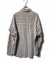DIESEL (ディーゼル) 長袖シャツ/チェックシャツ ホワイト×グレー サイズ:Ｓ：5000円