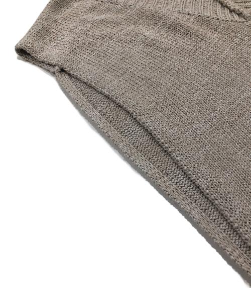 Maison Margiela（メゾンマルジェラ）Maison Margiela (メゾンマルジェラ) コットンセルロースヘンプニットベスト ベージュ サイズ:Sの古着・服飾アイテム