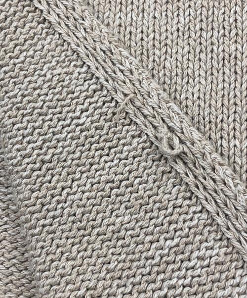 Maison Margiela（メゾンマルジェラ）Maison Margiela (メゾンマルジェラ) コットンセルロースヘンプニットベスト ベージュ サイズ:Sの古着・服飾アイテム