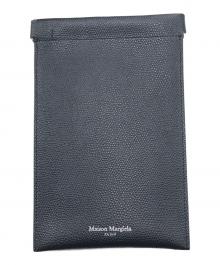 Maison Margiela（メゾンマルジェラ）の古着「ドキュメントショルダーバッグ/レザーショルダーバッグ」｜ブラック