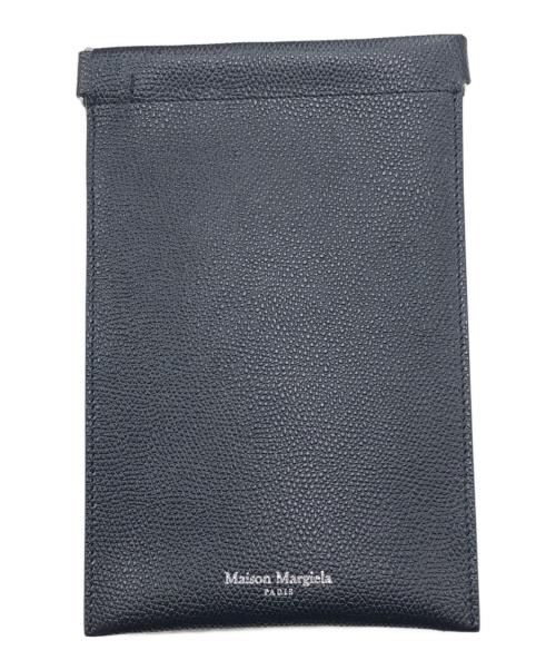 Maison Margiela（メゾンマルジェラ）Maison Margiela (メゾンマルジェラ) ドキュメントショルダーバッグ/レザーショルダーバッグ ブラックの古着・服飾アイテム