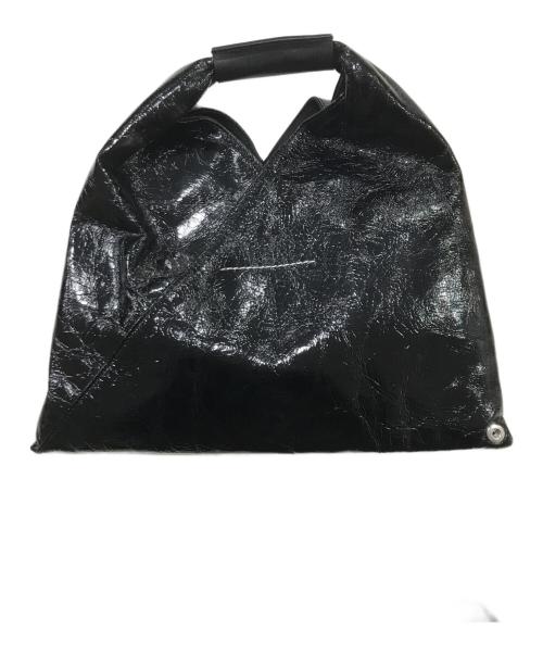 MM6 Maison Margiela（エムエムシックスメゾンマルジェラ）MM6 Maison Margiela (エムエムシックスメゾンマルジェラ) Japanese シンセティックレザー ミニバッグ/ハンドバッグ ブラックの古着・服飾アイテム