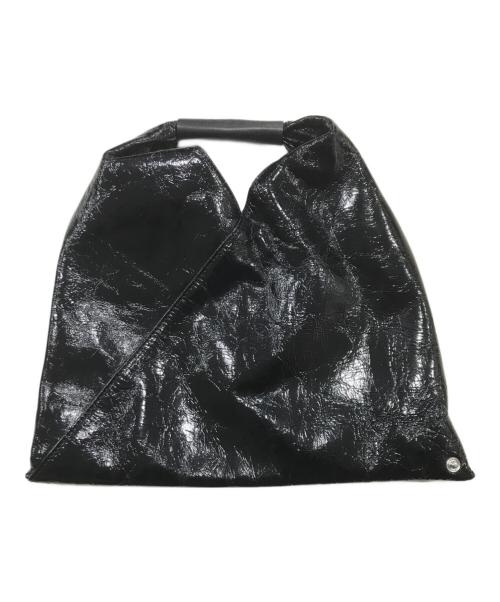 MM6 Maison Margiela（エムエムシックスメゾンマルジェラ）MM6 Maison Margiela (エムエムシックスメゾンマルジェラ) Japanese シンセティックレザー ミニバッグ/ハンドバッグ ブラックの古着・服飾アイテム