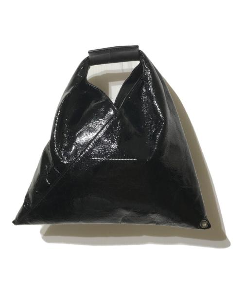 MM6 Maison Margiela（エムエムシックスメゾンマルジェラ）MM6 Maison Margiela (エムエムシックスメゾンマルジェラ) Japanese シンセティックレザー ミニバッグ/ハンドバッグ ブラックの古着・服飾アイテム